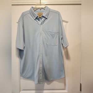 SCANDIA WOODS LIGHT BLUE MENS BUTTON DOWN SHIRT SIZE XL NEW!